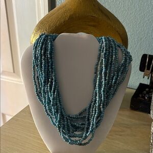 Blue Beaded Necklace